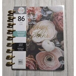 HAPPY PLANNER Wedding Organizer ALL-IN-ONE 12 Section 86 Pages Bridal To-Do NEW